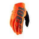 100percent Handschuhe Brisker neon orange-schwarz