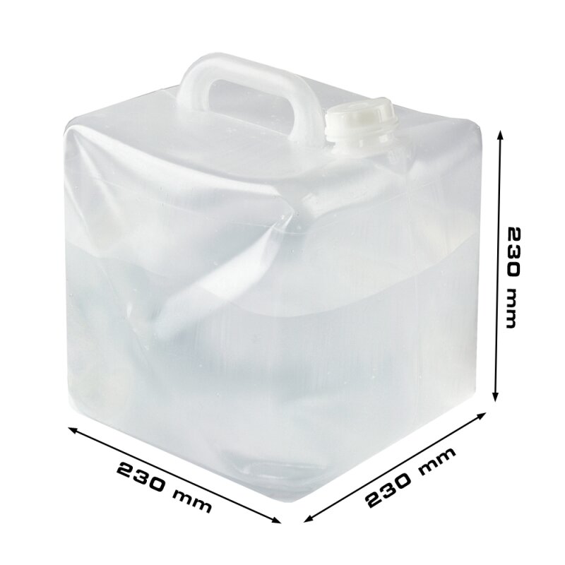 MIVIDE 8stk. Faltbarer Wasserbehälter 10L mit Dichtem Deckel