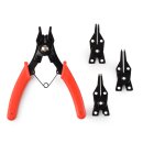 Snapring Pliers with 4 changeable Heads