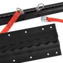 Airline Rail Extra Wide, Black Anodized, 50 cm