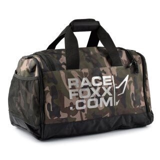 RACEFOXX Sport- und Reisetasche, Jungle Camouflage, individueller Aufdruck möglich!