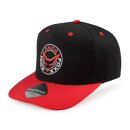 Snapback Cap, black/red
