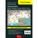 FolyMaps Touring Atlas Italien Nord  - Laminierter...