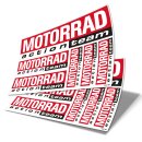 Motorrad action team sticker - 2 sheets