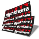 MOTO gymkhana lettering sticker - 2 sheets