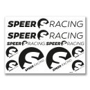 Speer sticker, white - 2 sheets