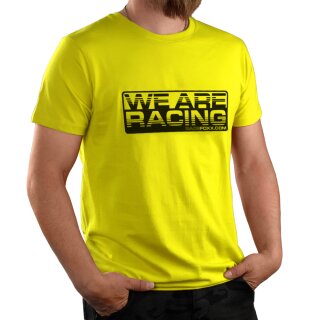T- Shirt "WE ARE RACING", Lime, M
