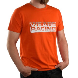 T- Shirt "WE ARE RACING", Orange, M