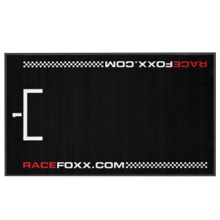 RACEFOXX Motorradteppich mit Nitrilrückseite "STARTPLATZ 1"