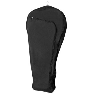 Leather Suit Bag, black, without imprint