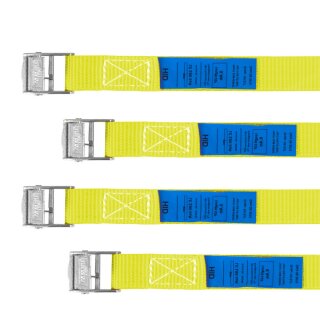 Tie-Down Belts, 40 cm, 4 pcs