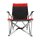 Outdoor Chair, black/red, printing optional!