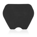 Seatpad, sponge rubber precut shape, 10 mm, pers. imprint...
