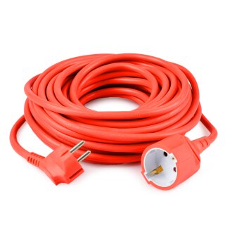 Power Extension Cable 15 m, red