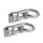 End Ring Bolt for Airline Rail / Load Securing Rail, set of 2