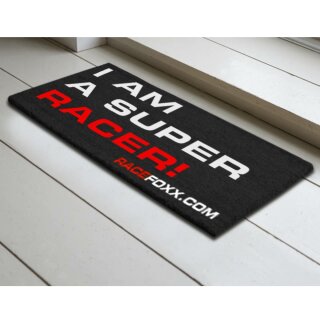 Doormat "I AM A SUPER RACER!"