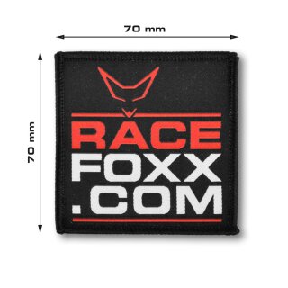 RACEFOXX Aufnäher, 70 x 70 mm