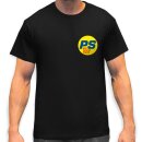 PS U-Neck T-Shirt MEN, schwarz, Größe L