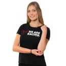 U-Neck T-Shirt LADIES , "We are racing"