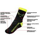 RACEFOXX Motorbike Socks with CoolPlus, black/yellow,...